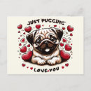 Suche nach liebe mops postkarten Valentinstag