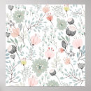 Suche nach rosa blumenmuster poster Botanisch