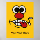 Suche nach cartoon gesicht poster Zunge