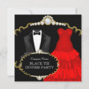 Suche nach black tie einladungen Rot