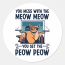 Suche nach verrückte katze aufkleber Lustig