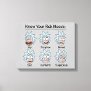 Suche nach lustige gesichter leinwandbilder Rick und morty