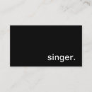 Suche nach sänger visitenkarten Cool