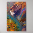 Suche nach wilder löwe poster Dschungel