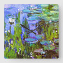 Suche nach monet wanduhren Water lilies