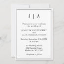 Suche nach monogramm hochzeit einladungen Formell