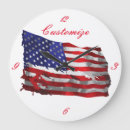 Suche nach rotes weißes und blau wanduhren Freiheit