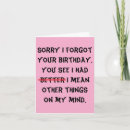 Suche nach verspätet geburtstag karten Lustig