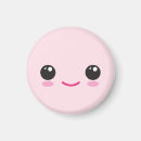 Suche nach kawaii gesicht magnete Rosa