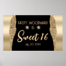 Suche nach 16 geburtstag party poster Schwarz