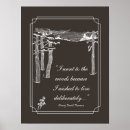 Suche nach leben im wald poster Holz