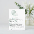 Suche nach celebration of life einladungen Modern
