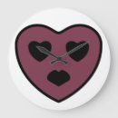 Suche nach schwarzes herz wanduhren Romantik