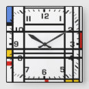 Suche nach piet mondrian wanduhren Linien
