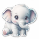 Suche nach babyelefant aufkleber Niedlicher elefant