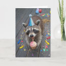 Suche nach waschbär geburtstag karten Tier