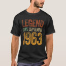 Suche nach legende seit 1963 tshirts September