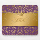 Suche nach goldene krone mousepads Lila