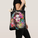 Suche nach blumen mädchen taschen Aquarell