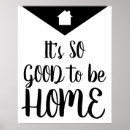 Suche nach neues zuhause poster Schwarz weiß
