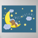 Suche nach blaues kinderzimmer poster Mond
