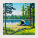 Suche nach zelt camping puzzle See