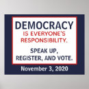 Suche nach verantwortung poster Demokratie