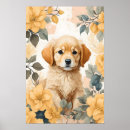 Suche nach niedlicher goldener retriever poster Für sie
