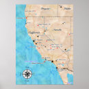 Suche nach usa karte poster Kalifornien