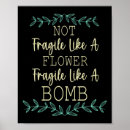 Suche nach bombe poster Mädchen