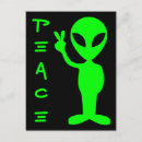Suche nach alien des friedens postkarten Extraterrestrisch