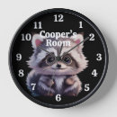 Suche nach waschbär wanduhren Waldtiere