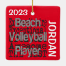 Suche nach beachvolleyball ornamente Volleyballspieler
