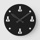 Suche nach science wanduhren Black and white