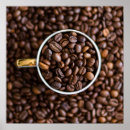 Suche nach kaffeebohnen poster Küche