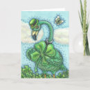 Suche nach klee mit vier blättern karten St patricks tag