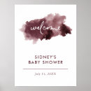 Suche nach burgundy poster Babydusche