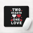 Suche nach zwei herzen mousepads Valentinstag