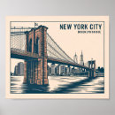 Suche nach berühmte brücken poster Brooklyn brücke