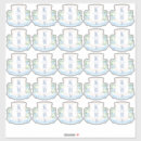 Suche nach muscheln aufkleber Aquarell