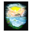 Suche nach delphine im meer poster Wasser