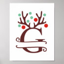 Suche nach monogramm g poster Personalisiert