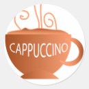 Suche nach cappuccino aufkleber Café