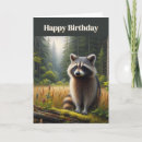 Suche nach waschbär geburtstag karten Natur