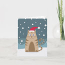 Suche nach weihnachtsmannmütze karten Katze
