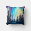 Suche nach nordlichter kissen Aquarell