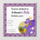 Suche nach lila drache einladungen Märchen