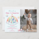 Suche nach dinosaurier 1er geburtstag einladungen Ein saurus