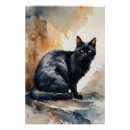 Suche nach der schwarzen katze poster Tierfreunde