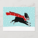 Suche nach boston terrier cartoon postkarten Hund